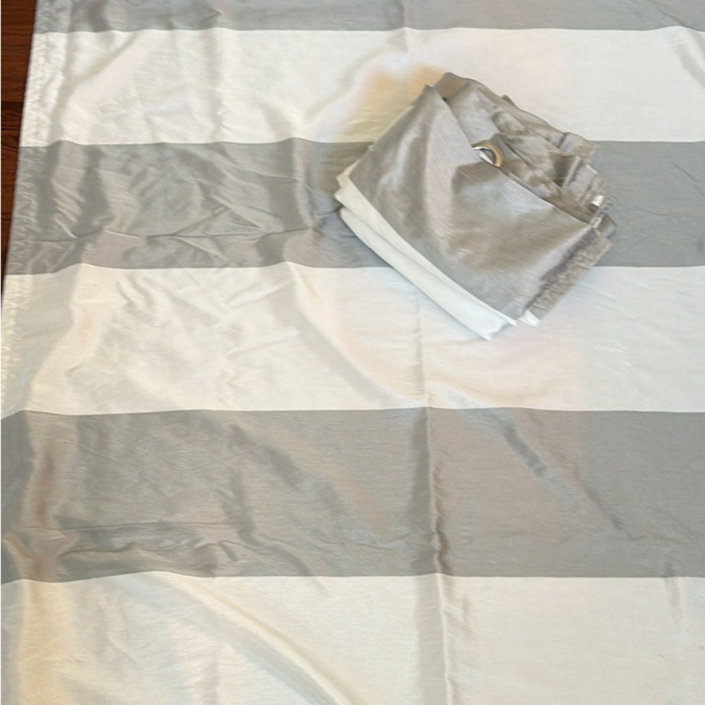 Threshold lined 84” curtains